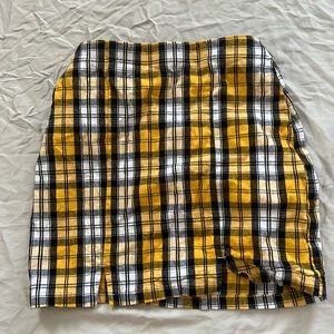 hollister plaid skirt